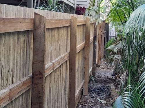 Ashgrove Timber Fencing Job