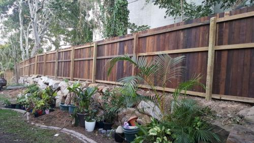 Timber Fencing Job